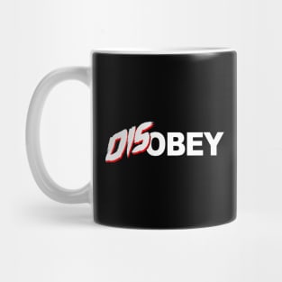 Disobey, black Mug